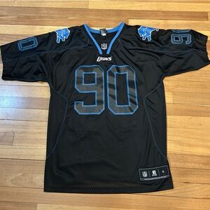 Reebok NFL TEAM APPAREL #90 Ndamukong Suh Detroit Lions jersey Small P7